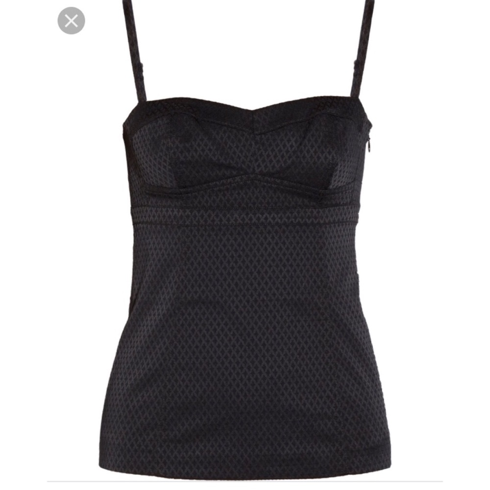 T by Alexander Wang Jacquard Bustier Top